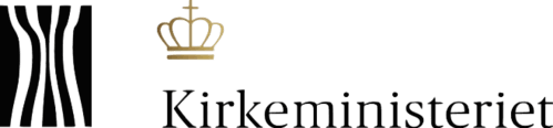 Kirkeministeriet logo