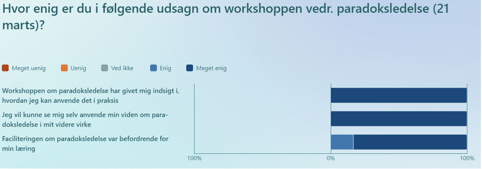 Workshop om Paradoksledelse